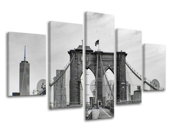 5-dijelna zidna slika GRAD / NEW YORK ME114E50