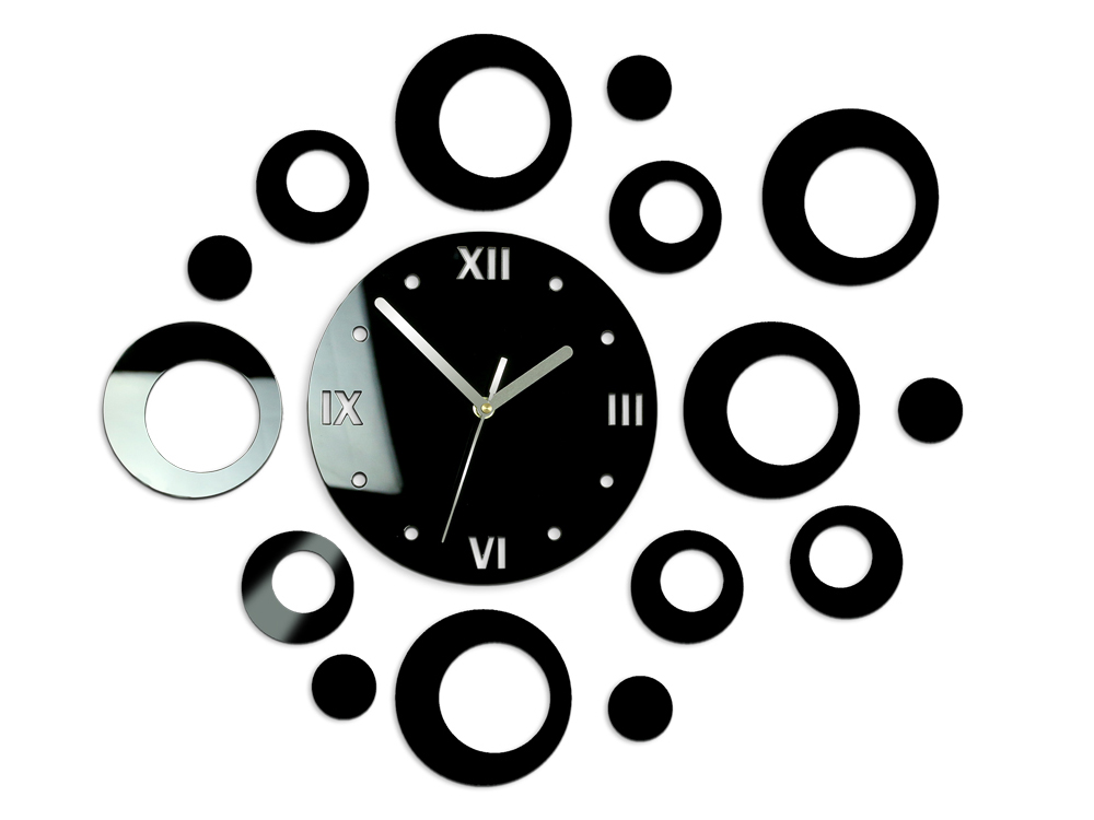 Moderni zidni sat RINGS  NH008