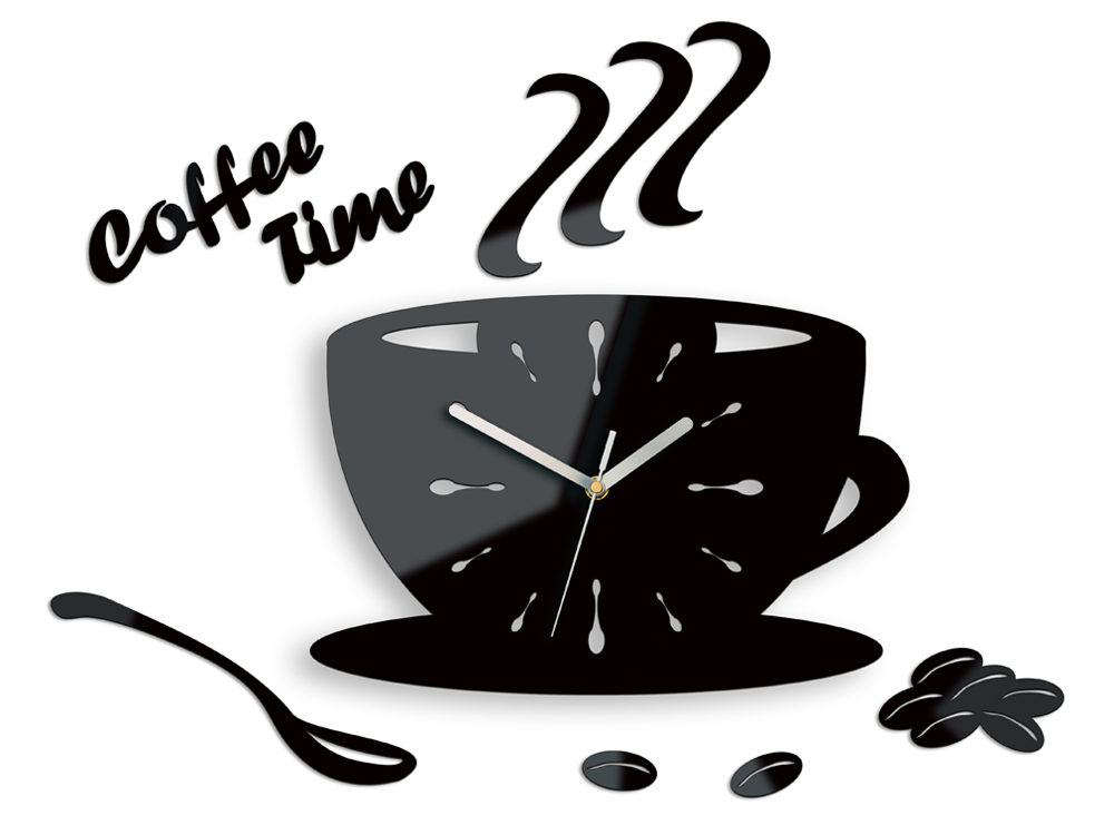 Moderni zidni sat Cup Clock NH015