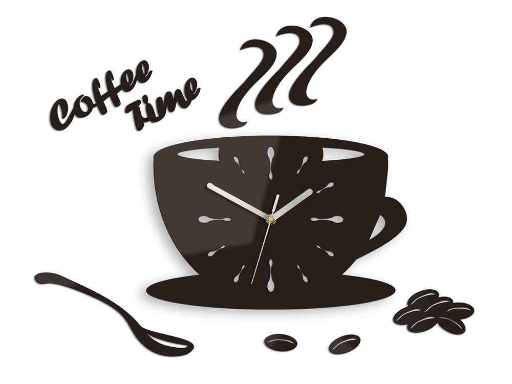 Moderni zidni sat Cup Clock NH015