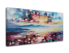 Slike na platnu APSTRAKT 1-dijelna XOBCHLN044 -  100x50 cm