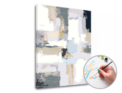 Slikanje brojevima 50 NIJANSI SIVA - mala težina