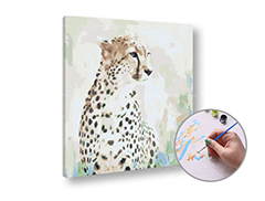 Slikanje po brojevima - Gepard u lovu