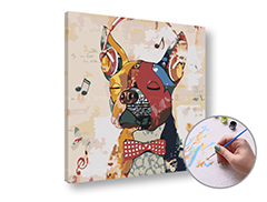 Slikanje brojevima OPUŠTAJUĆI PAS - Niska težina