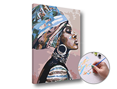 Slikanje po brojevima - Žena s turbanom