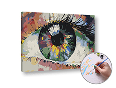 Slikanje po brojevima "Šareno oko" - mala težina