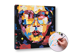 Slikanje po brojevima ŽENA S OČIMA - mala težina