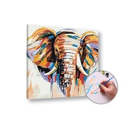 Slikanje po brojevima - slon, srednje težine
