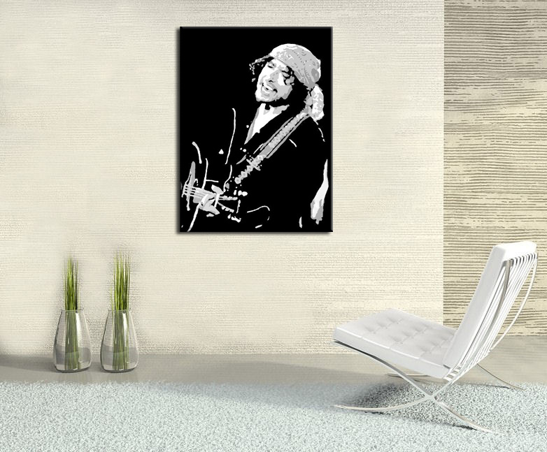 Ručno slikane slike na platnu na platnu POP Art Bob Dylan 1-dijelna 
