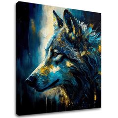 Dekorativna slika na platnu - PREMIUM ART - Wilderness in Wolf Eyes