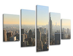 Slike na platnu 5-delne GRADOVI - NEW YORK ME117E50
