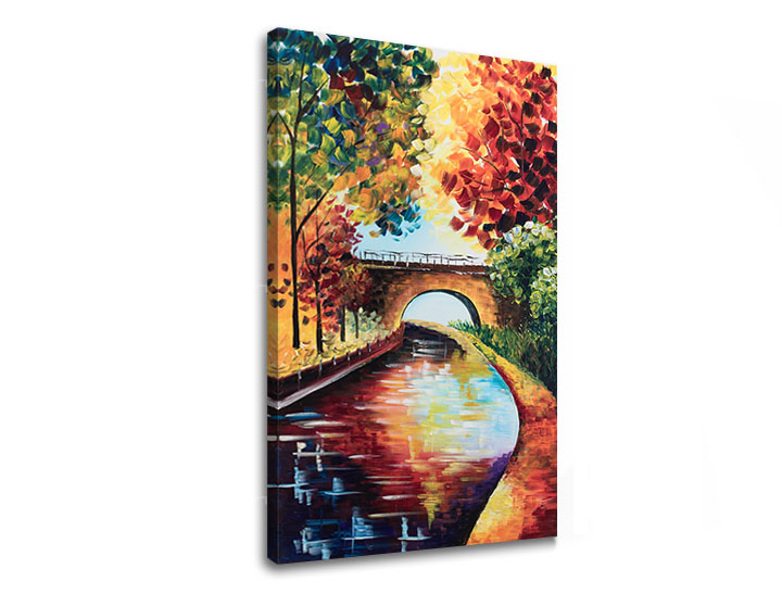 Pejzaž na platnu 75x120 cm