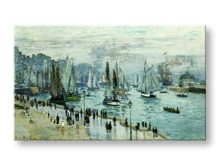 Slika na platnu FISHING BOATS LEAVIN THE HARBOR – Claude Monet     