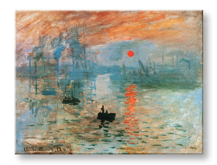 Slika na platnu IMPRESSION, SUNRISE – Claude Monet