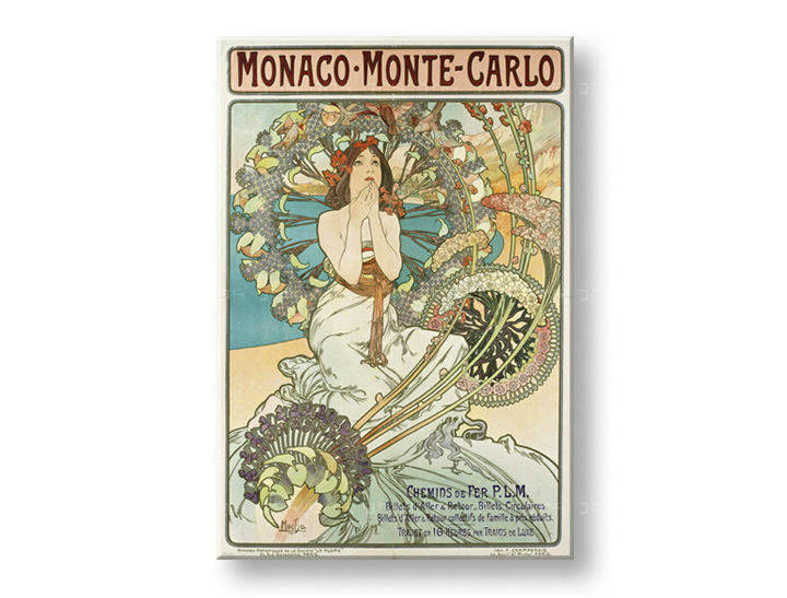 Slika na platnu MONACO MONTE CARLO – Alfons Mucha