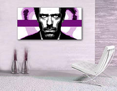 Ručno oslikana POP Art Art slika Dr. HOUSE 1 komad 1010 dh | različite veličine