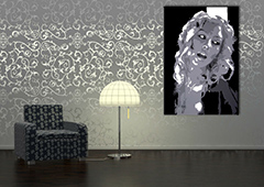 Ručno oslikana POP Art Christina Aguilera 1 komad ca2 | različite veličine
