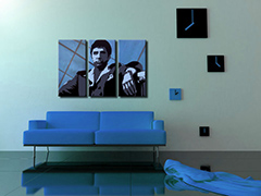 Ručno oslikana POP Art slika AL PACINO 3 dijela al19 | različite veličine