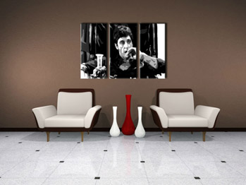 Ručno oslikana POP Art slika AL PACINO 3 dijela al22 | različite veličine