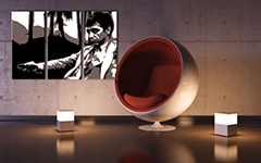 Ručno oslikana POP Art slika AL PACINO 3 dijela al24 | različite veličine