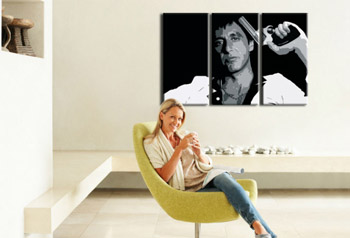 Ručno oslikana POP Art slika AL PACINO 3 dijela al32 | različite veličine