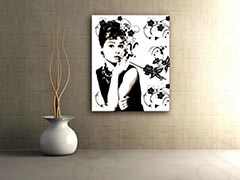 Ručno oslikana POP Art slika Audrey Hepburn ah6 | različite veličine
