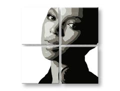 Ručno oslikana POP ART slika BEYONCÉ 60x60 cm