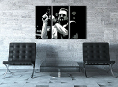Ručno oslikana POP Art slika Big Lebowski 3 dijela bl | različite veličine