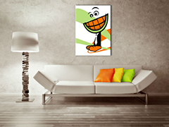 Ručno oslikana POP Art slika DINJA 1 komad dinje | različite veličine
