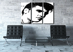 Ručno oslikana POP Art slika ELVIS 3 dijela el | različite veličine