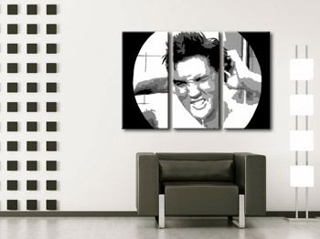 Ručno oslikana POP Art slika ELVIS 3 dijela el2 | različite veličine