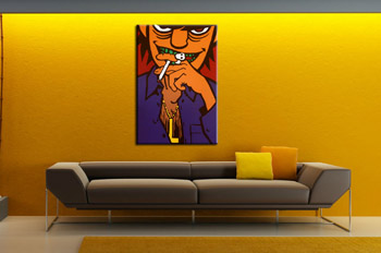 Ručno oslikana POP Art slika Gorillaz 1 komad gor | različite veličine
