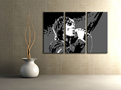 Ručno oslikana POP Art slika Ian Brown 3 dijela ib2 | različite veličine