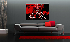 Ručno oslikana POP Art slika Iron Maiden 1 komad | različite veličine