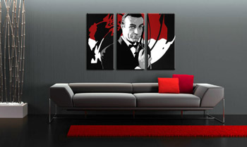 Ručno oslikana POP Art slika James Bond 3 dijela bond2 | različite veličine