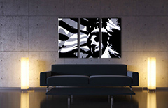 Ručno oslikana POP Art slika Kip slobode od 3 dijela fs2 | različite veličine