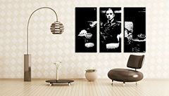 Ručno oslikana POP Art slika KUM 3 dijela god8 | različite veličine