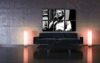 Ručno oslikana POP Art slika MARLON BRANDO 6-dijelna mb9 | različite veličine