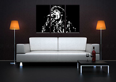 Ručno oslikana POP Art slika Mick Jagger 3 komada mick | različite veličine