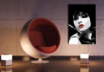 Ručno oslikana POP Art slika Pop žena 1 komad ppw | različite veličine