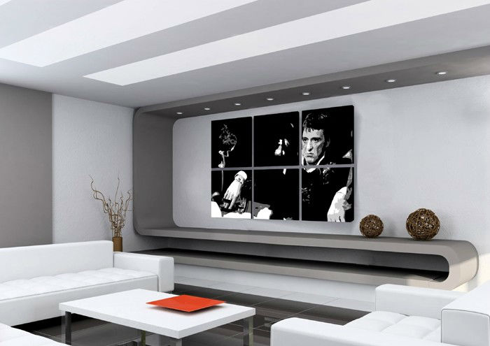 Ručno oslikana POP ART slika SCARFACE-AL PACINO 120x80 cm