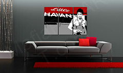 Ručno oslikana POP Art slika Scarface - AL PACINO 3 dijela al39 | različite veličine
