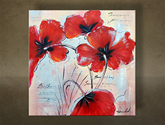 Ručno oslikana slika CVIJEĆE 1 komad NU0014E1 | različite veličine