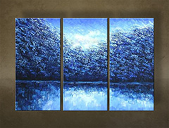 Ručno oslikana slika pejzaža od 3 dijela NU0026E3 | različite veličine