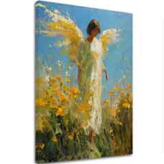 Slika anđela Svjetlo nade | 100% originalno akrilno oslikano