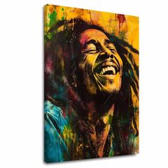 Slika Bob Marley - Jamajčanska zvijezda | 100% originalno akrilno oslikano 60x90 cm