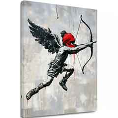 Slika CUPID'S AIM na platnu | Oslikana struktura