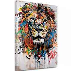 Slika GRAFFITI LION | Talijansko platno