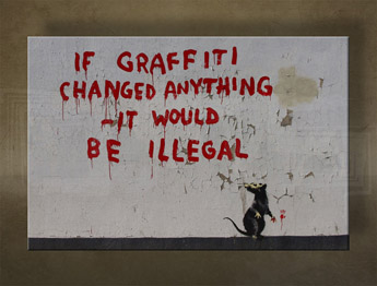 Slika na platnu 1 komad Street ART - Banksy
