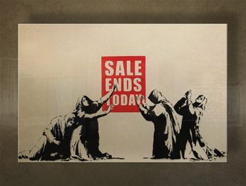 Slika na platnu 1 komad Street ART - Banksy